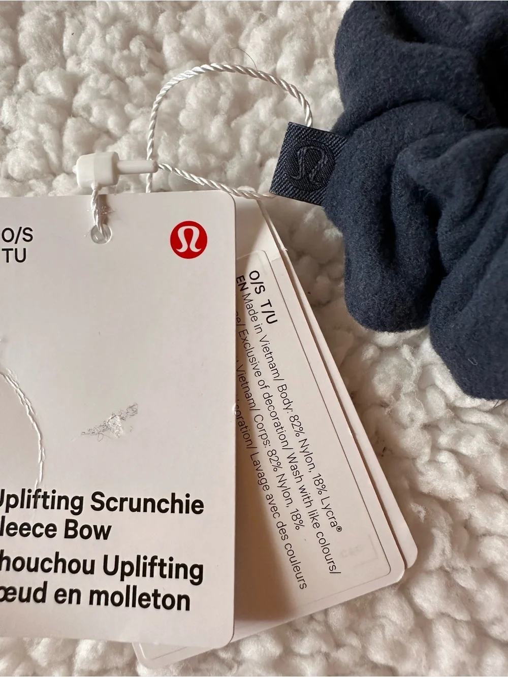 Lululemon Navy Knot Scrunchie Set - 2 Pack